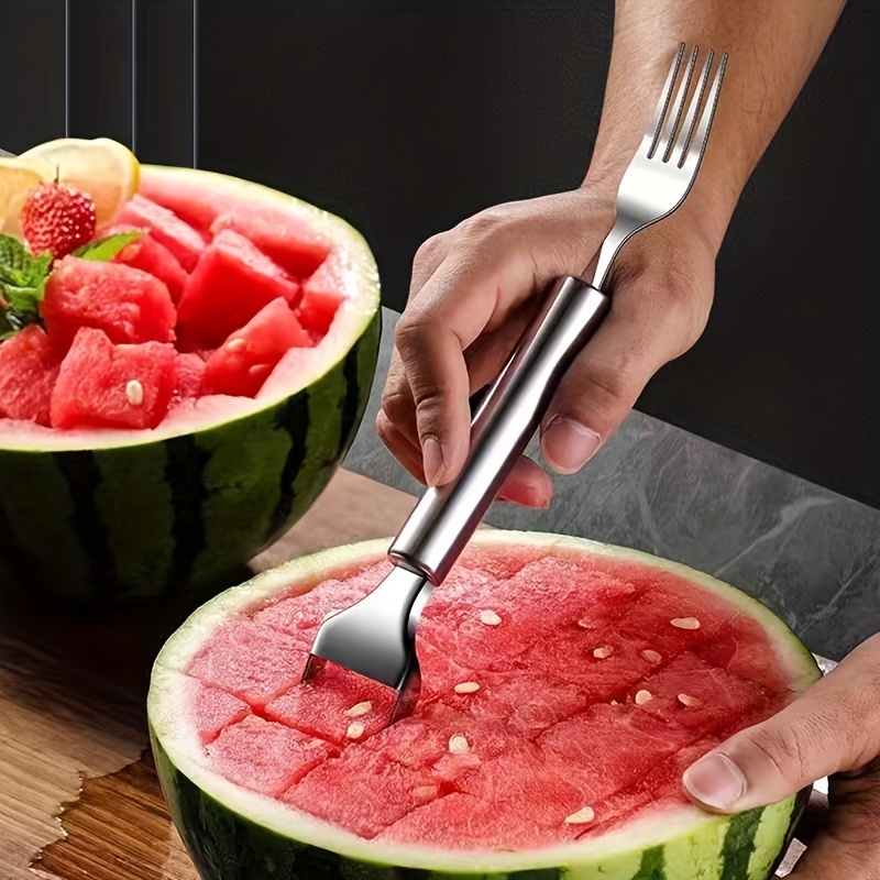 Slicer Cutter Fruit Cutting Tools Watermelon Fork Slicer For Home