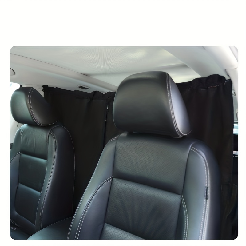 2pcs Car Divider Sunshade Curtains Privacy Travel Nap Window