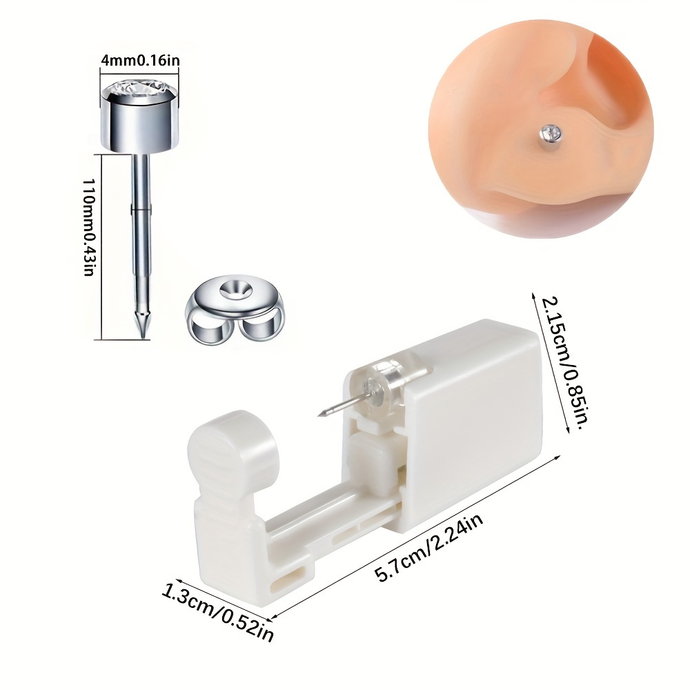 Disposable Sterile Ear/nose Piercing Kit Self Ear/nose - Temu