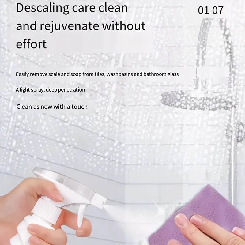 Bathroom Tile Cleaner Bathtub Shower Glass Cleaning Powerful - Temu