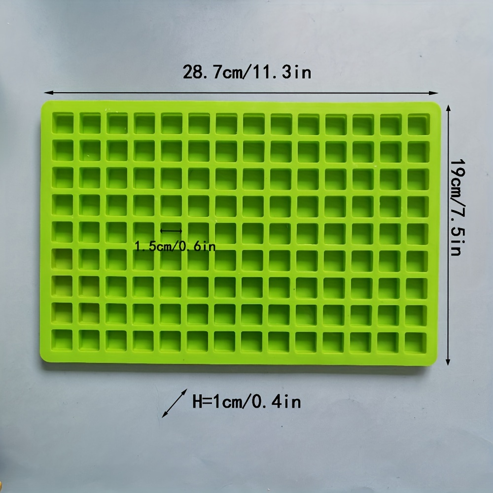 126 Cavity Square Silicone Candy Mold Mini Silicone Molds - Temu