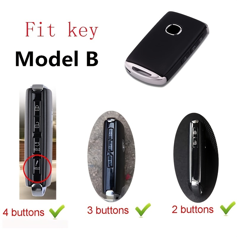 Premium Car Key Fob Cover 4 button Protection 6 8 3 - Temu