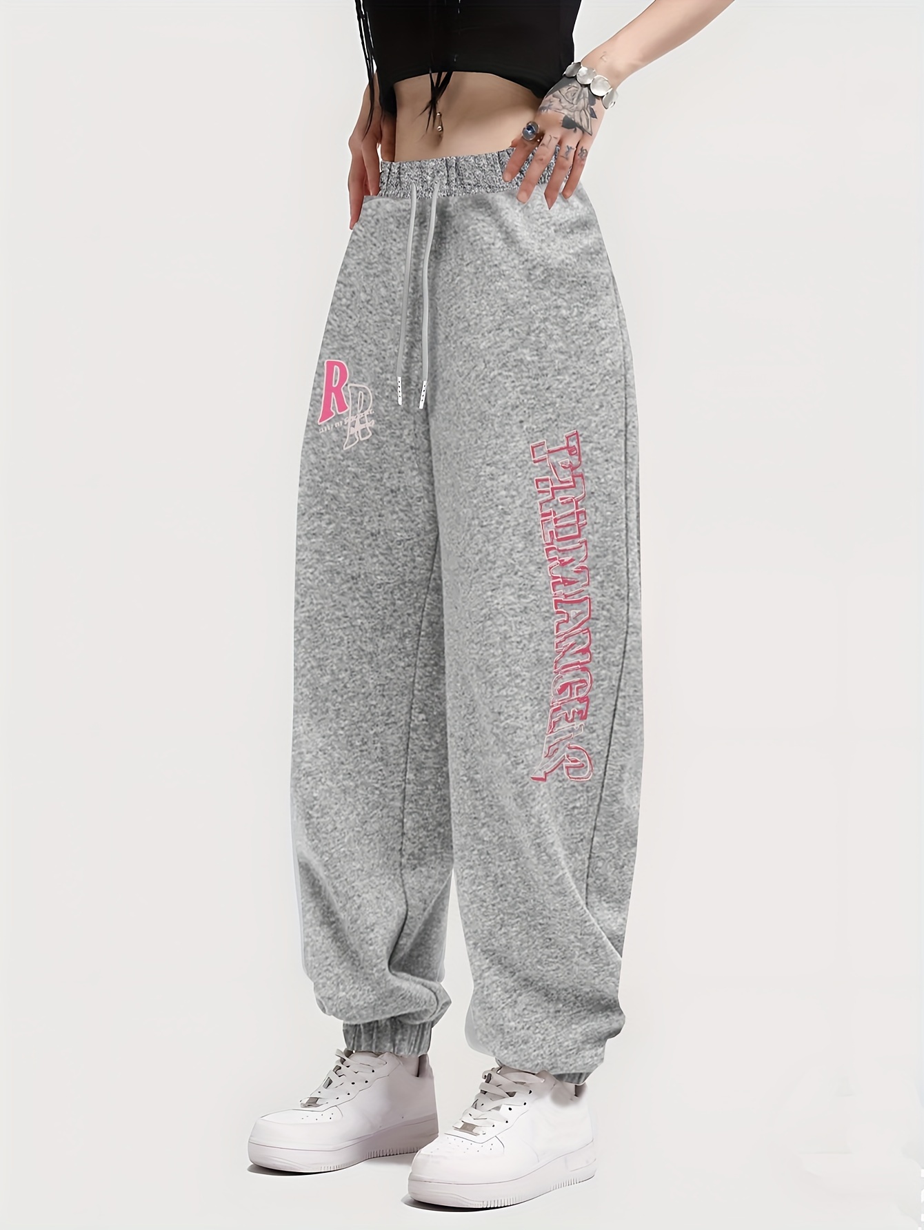 Joggers with Drawstring Waist