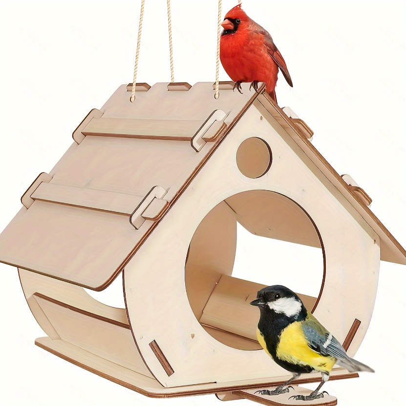 Mangeoire à oiseaux pour l'observation des cages pour perruches
