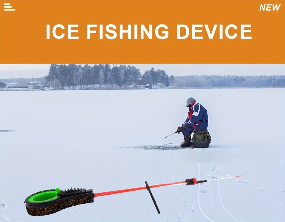 5pcs Portable Replaceable Mini Winter Ice Fishing Rod Top Rubber
