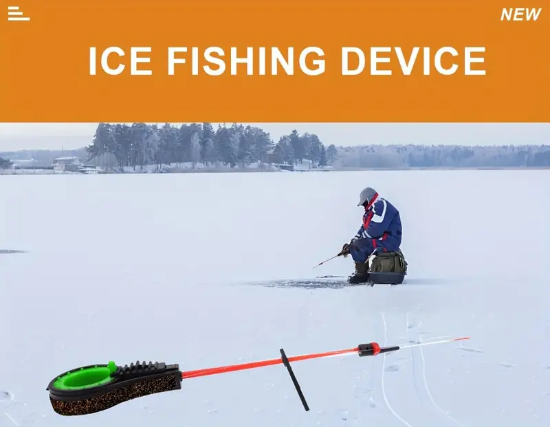 5pcs/set Portable Mini Ice Fishing Rod Top Tip Winter Lake Ocean Fishing  Pole