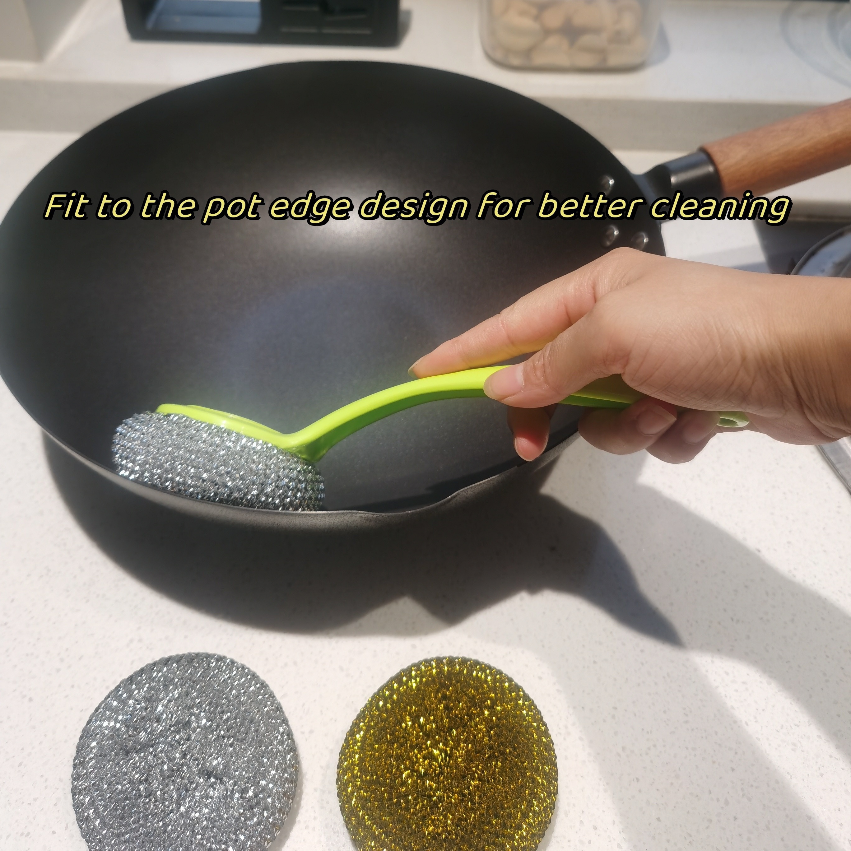 Multifunctional Kitchen Cleaning Brush Dish Brush With - Temu