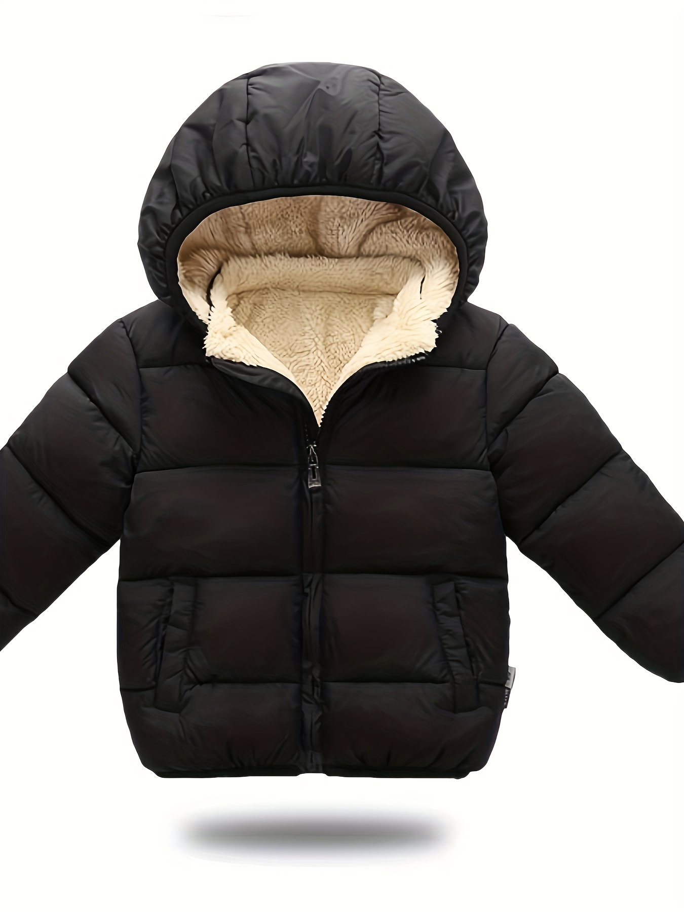 Boys Winter Clothing Fleece Padded Coat Baby Boys' Cotton-Padded
