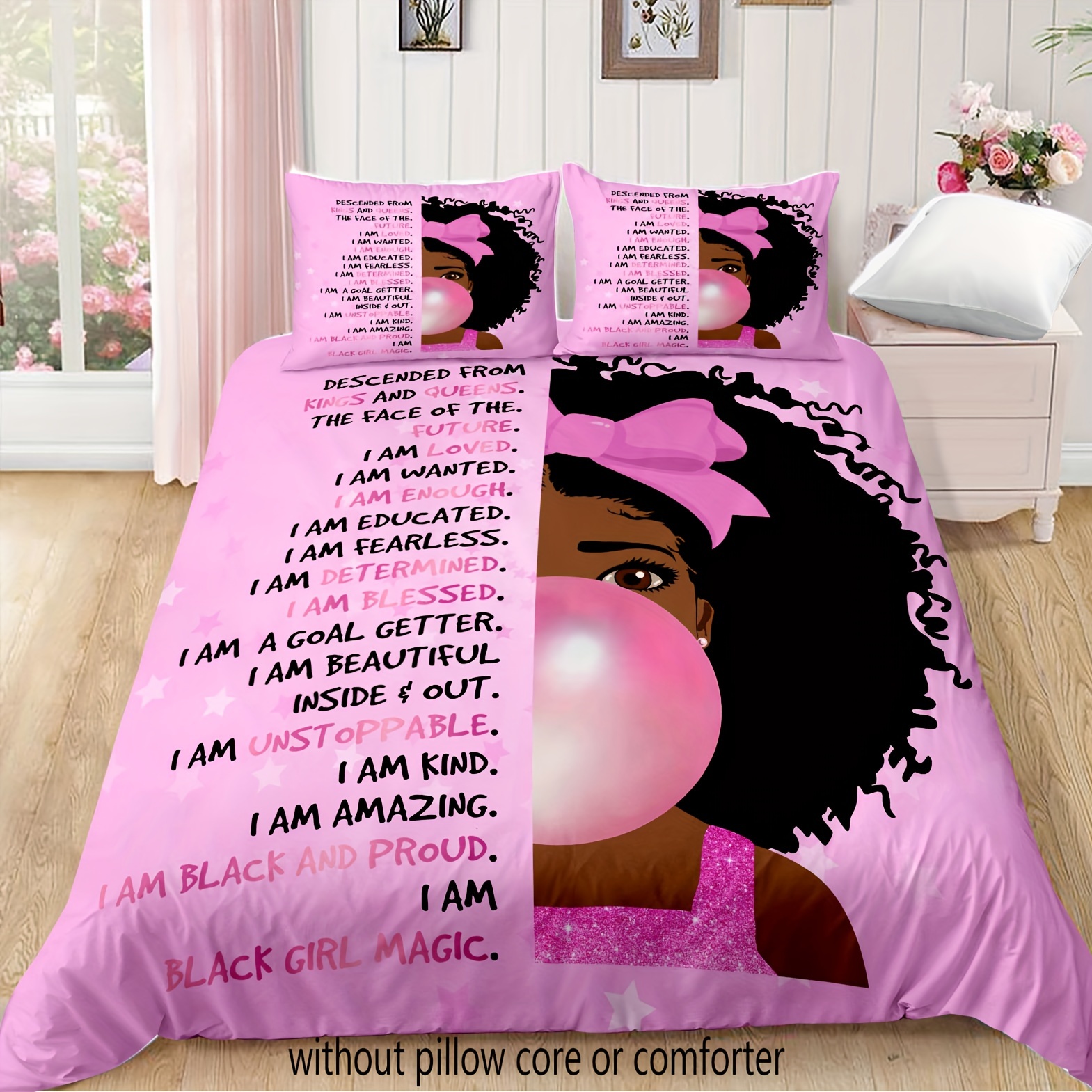 Afro hotsell girl bedding