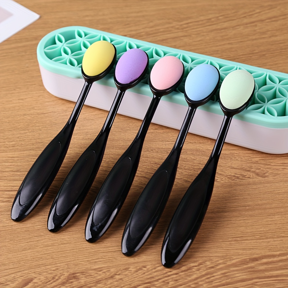 10pcs/Set Colorful Ink Brush Smooth Blending Brushes Drawing Painting Flat  Brushes Kit DIY Scrapbooking Cards Making Ink Tools