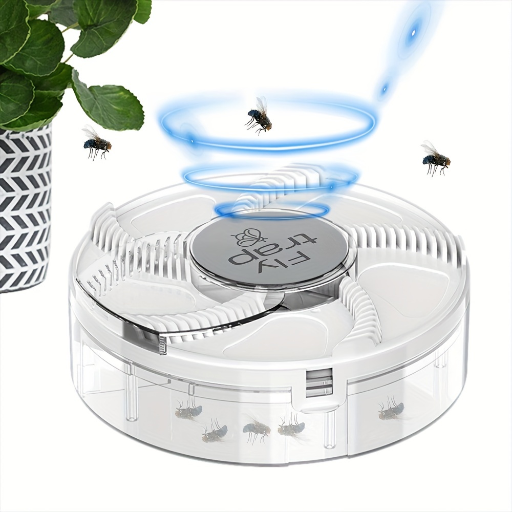 USB Automatic Fly Trap Electric Killer Pest Reject Control Repeller  Detachable Insect Traps Indoor Outdoors Fly