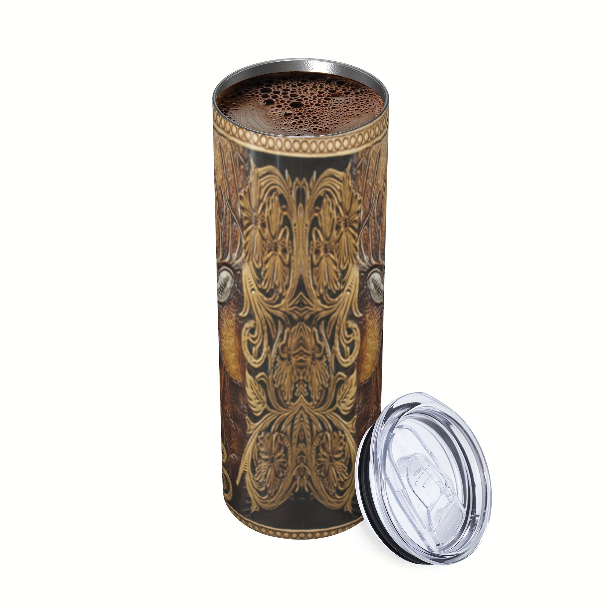 Hunting Gifts For Men, Hunter Gifts For Men, Coffee Cup For Men, Metal Deer  Hunting Tumbler Cup, Insulated Travel Coffee Mug With Lid - Temu