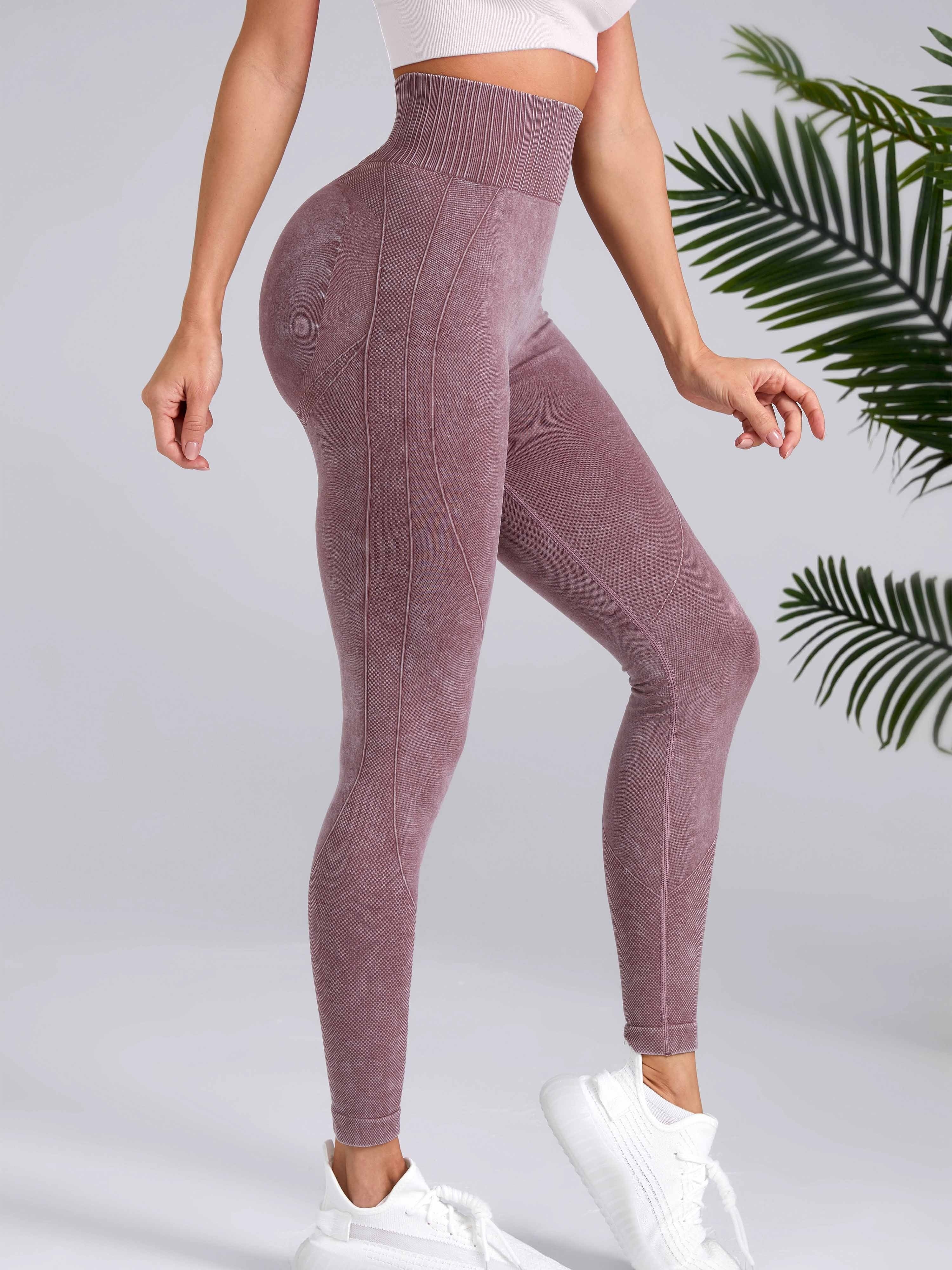 Buy Women's Textured Training Leggings, Grey