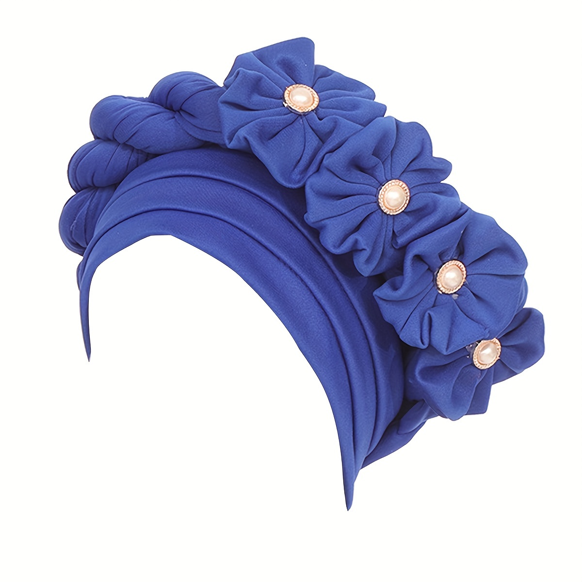 Chapeau Turban Africain À Décor Floral Classique Couleur - Temu France