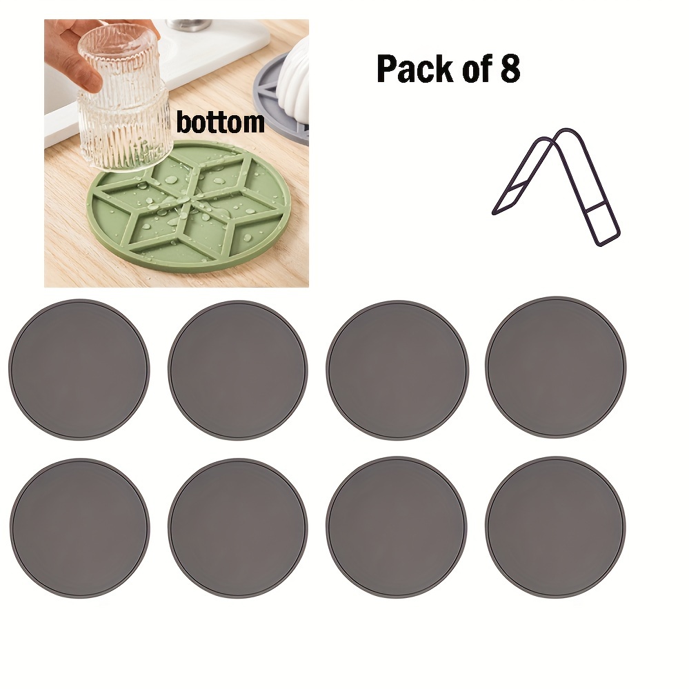 Sottobicchieri in silicone personalizzati - Tappetino da tavolo in silicone, Produttore di toppa tessute e ricamate