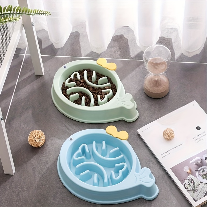 Slow Feder Dog Bowl Ceramic Dog Puzzle Food Bowl Water Basin - Temu