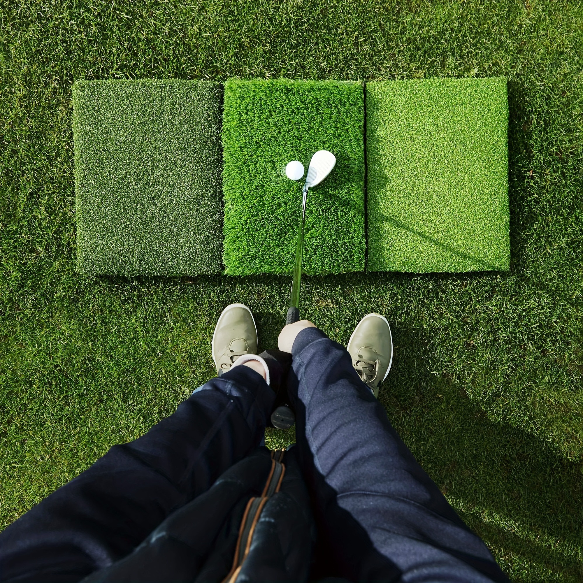 Golf Mat and Chipping Net for Backyard