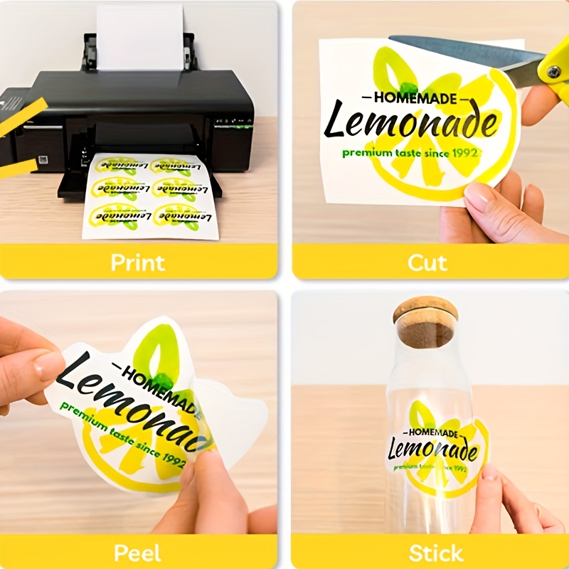 Glossy Stickers Paper For Inkjet Printer Waterproof Paper - Temu