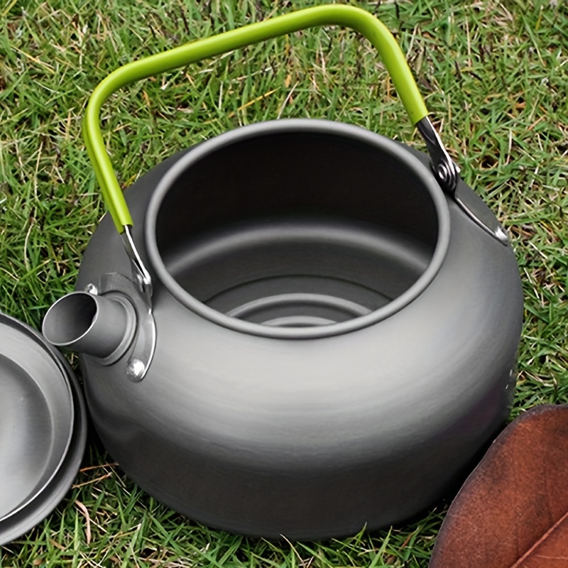 Lightweight Aluminum Alloy Camping Kettle - Portable Teapot With