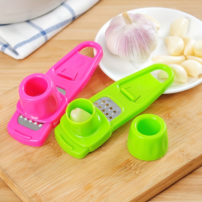 Plastic Garlic Press Garlic Cutter Creative And Portable - Temu