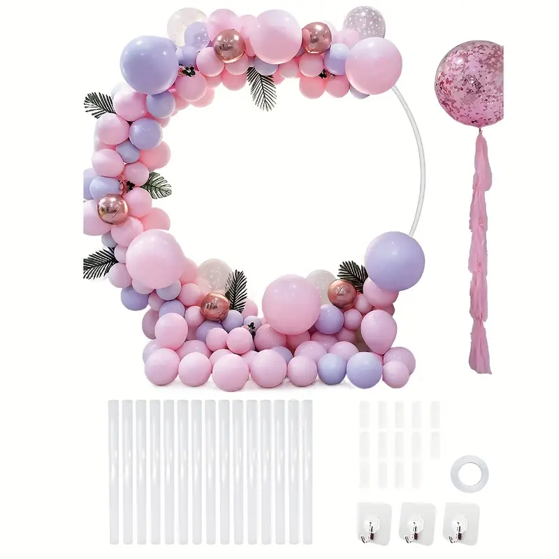 Round Balloon Stand Easy To Use Balloon Holder Kit For Weddings, Parties,  And Events Temu