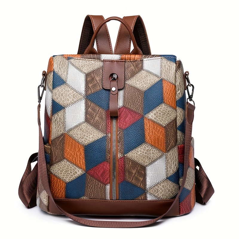 Monedero Mochila Antirrobo Vintage Mochila Viaje Convertible - Temu