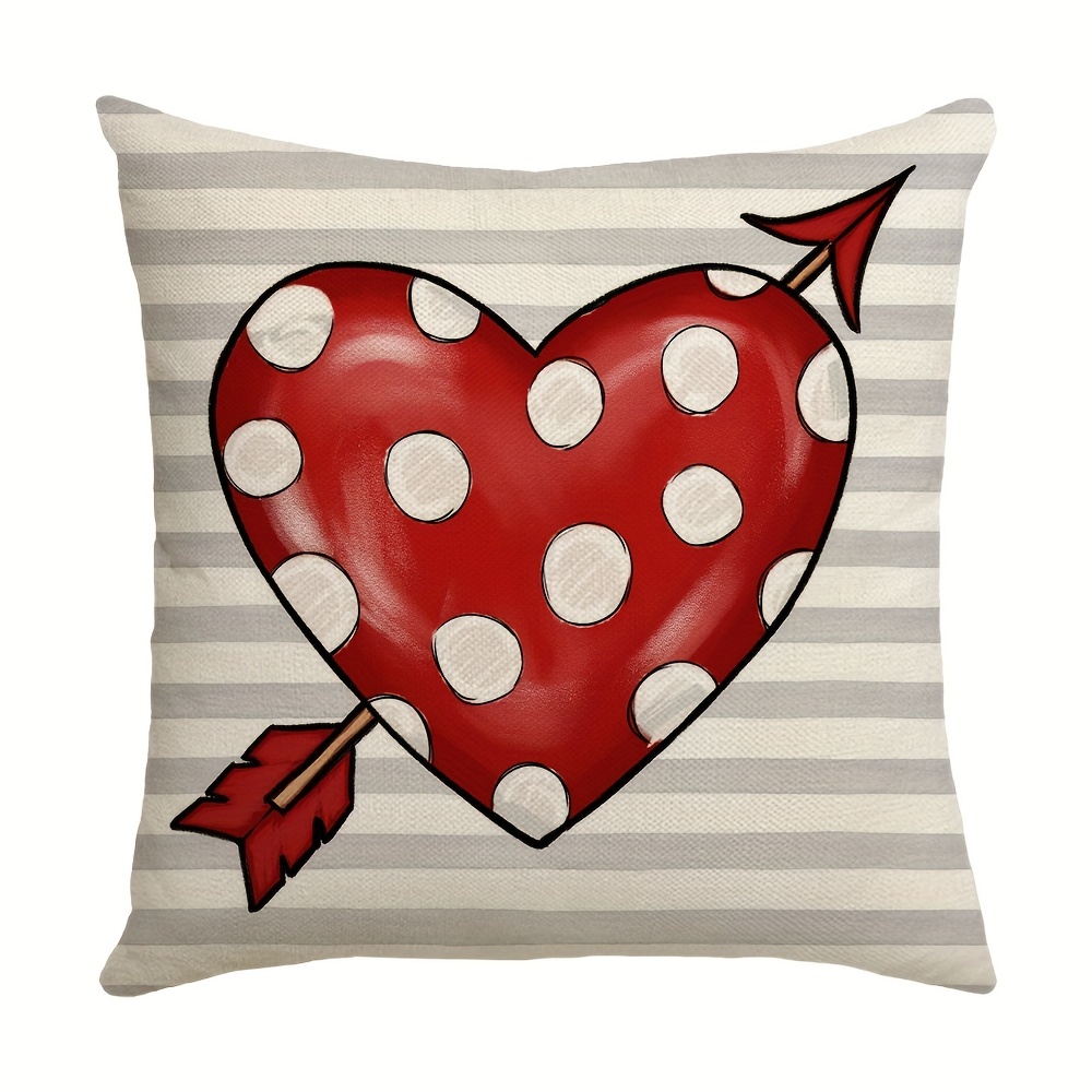 Valentine's Day Throw Pillow Covers Watercolor Flower Gnome - Temu