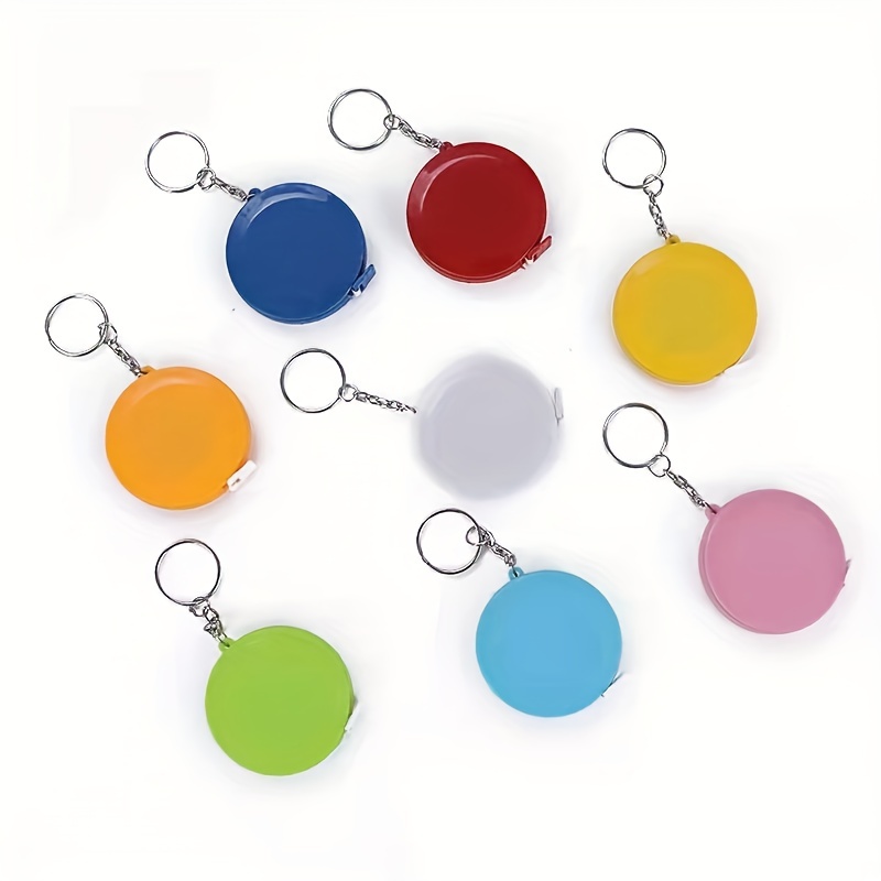 6pcs Candy Colored Small Tape Measures Retractable Soft Tape Measure Sewing  Measuring Clothes Eco-friendly PCV Plastic Soft Tape Measure