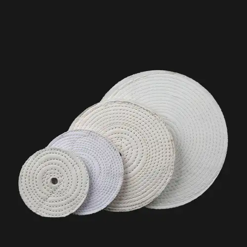 3''/4'' Cloth Polishing Wheels 50 Layers Thicken Cotton Lint/Sisal