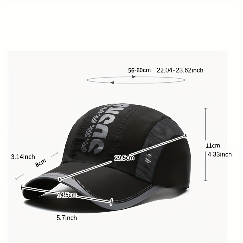 Gorra Negra Talla 5.7 Para Hombre