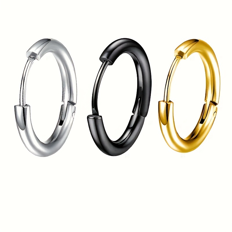 8mm/10mm/12mm/14mm/16mm Stainless Steel Jewelry 18K Gold Plated