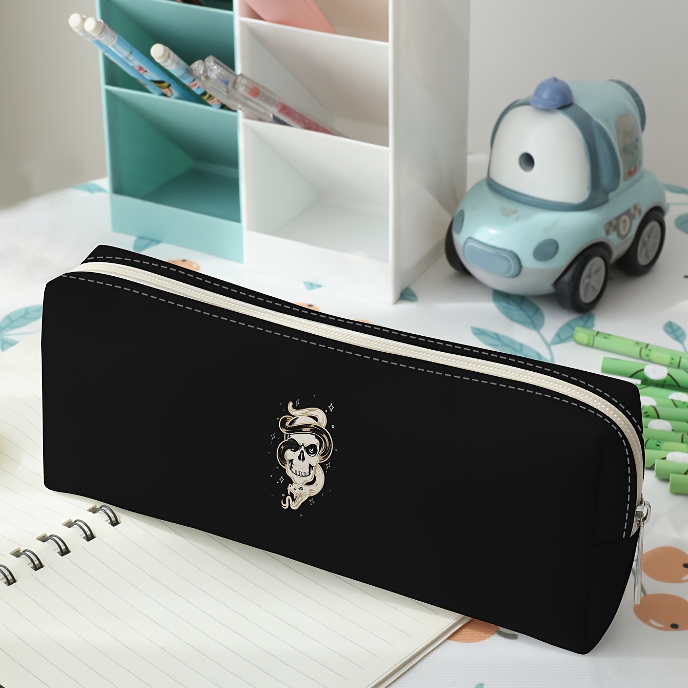 Large Capacity Pencil Case Stationery Simple Pen Bag - Temu