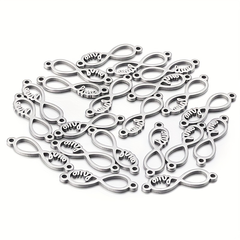 Stainless Steel Multi Shapes Pendants For Bracelet Necklace Diy