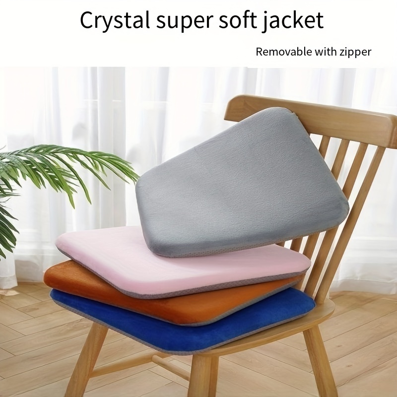 Winter Office Chair Cushion Compatible With Butt Soft Cotton Seat Cushions  Non-slip Chair Cushions