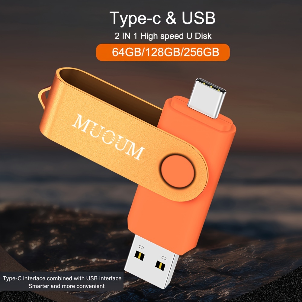 1 Pen Drive Type C Otg Usb Flash Drive 3.0 For Iphone Ipad - Temu