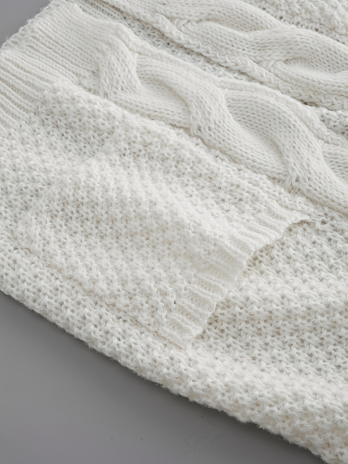 Maternity Knitted Sweater Top with Loose Pocket