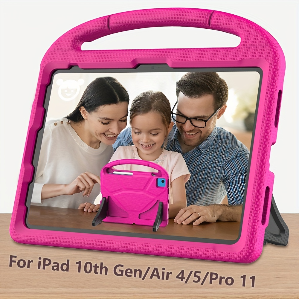 SUPLIK Kids Case for iPad 5th/6th Generation (9.7 inch, 2017/2018), iPad  Air 1 & Air 2 & Pro 9.7 Protective with Shoulder Strap Handle Stand for  iPad