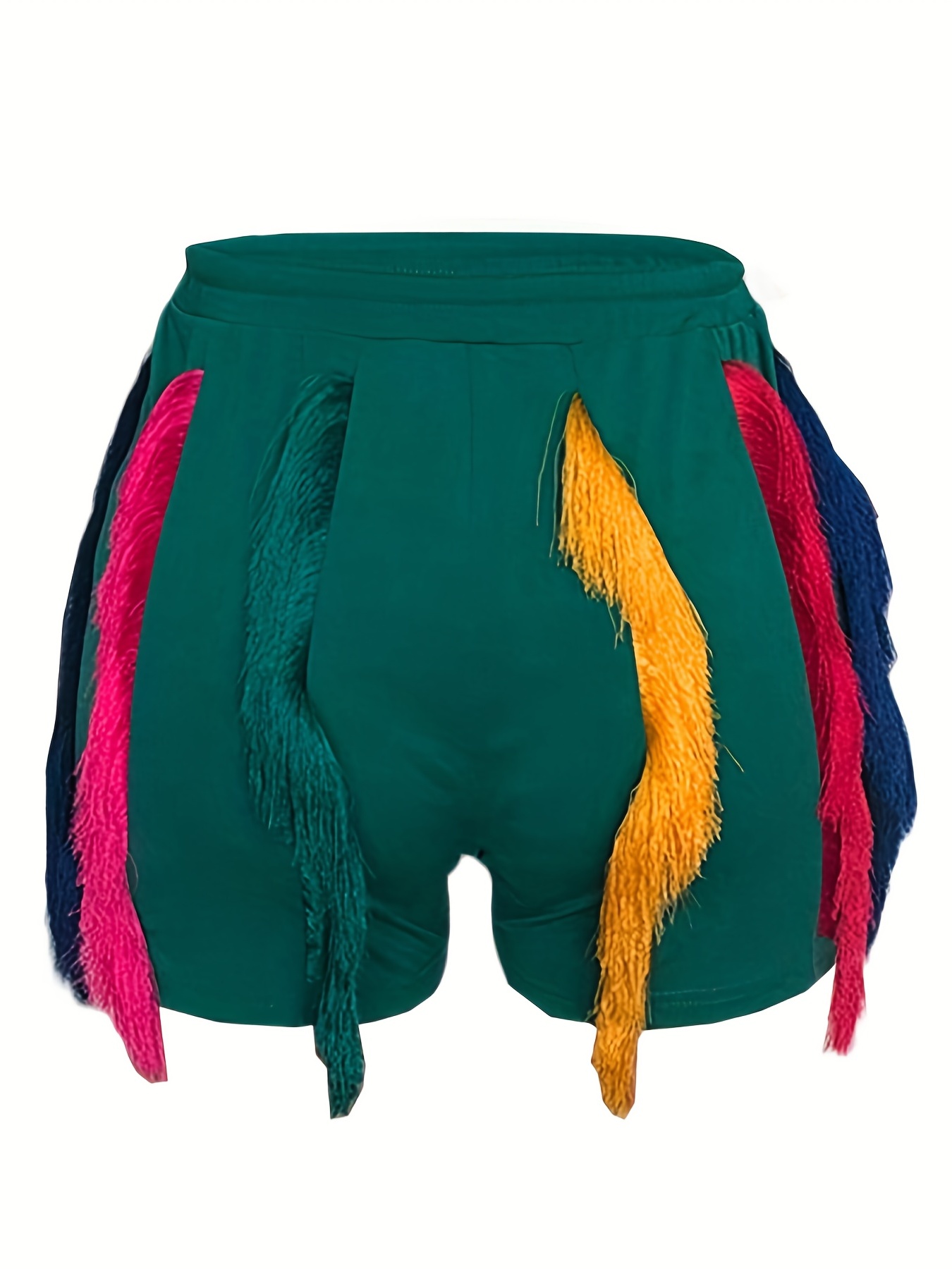 Fringe hem shorts hot sale