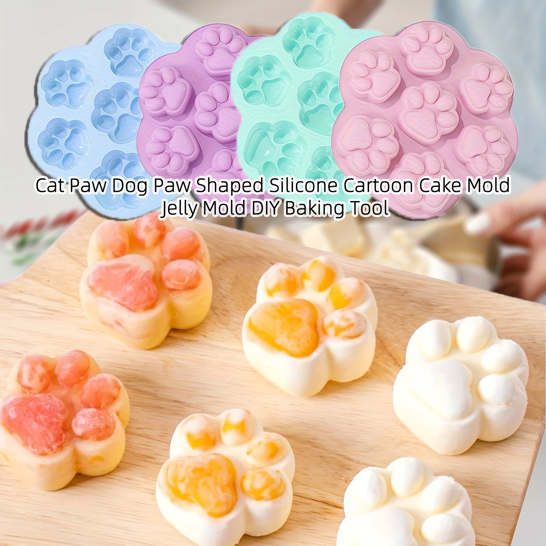 Cute Animal Ice Cube Trays 3 Pack Silicone Easy Release Ice Molds Trays/DIY  Chocolate Mold Candy Mold Cake Mold with Duck Fish and Fish Bones