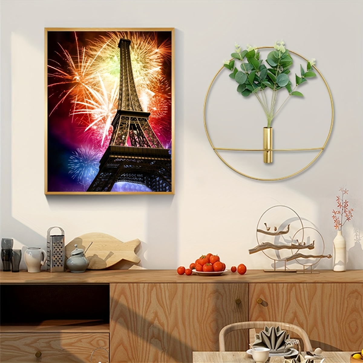 Torre Eiffel Diy 5d Kits de pintura de diamantes para adultos