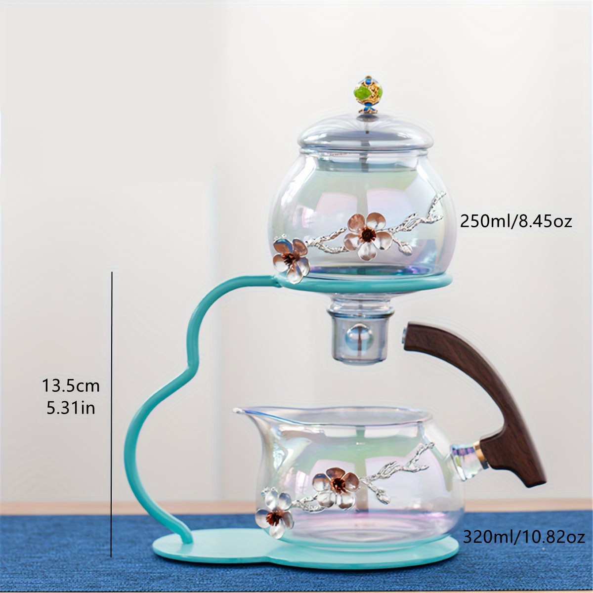 Handmade Original Glass Magnetic Teapot Timing Teapot Brewing Teapot H –  ChinaMoon