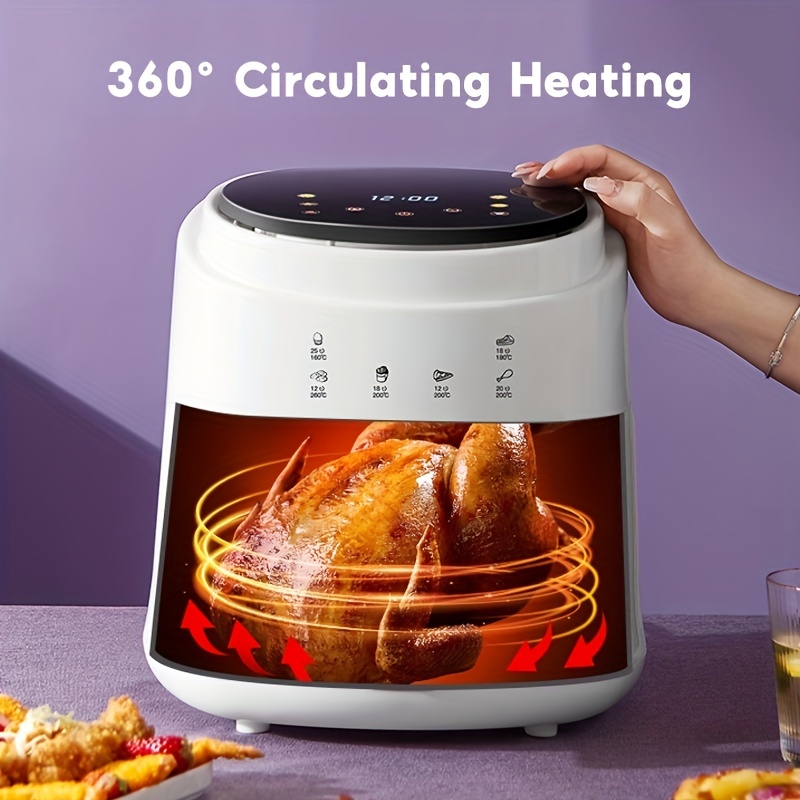 Air Fryer Led Digital Touchscreen Oil Free Kitchen Aid Healthy Cooker