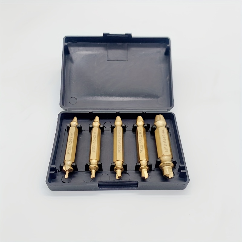 22pcs Set Di Estrattori Di Viti Danneggiate, Kit Di Estrattori Di Viti  Strappate Facile Da Usare, Rimuovi Viti Per Estrattore Polivalente, Porta  Bit Di Estensione Magnetica E Adattatore Per Presa