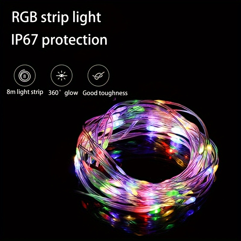 Camping Light Outdoor Tent Ambient Decor LED Strip Lights Portable