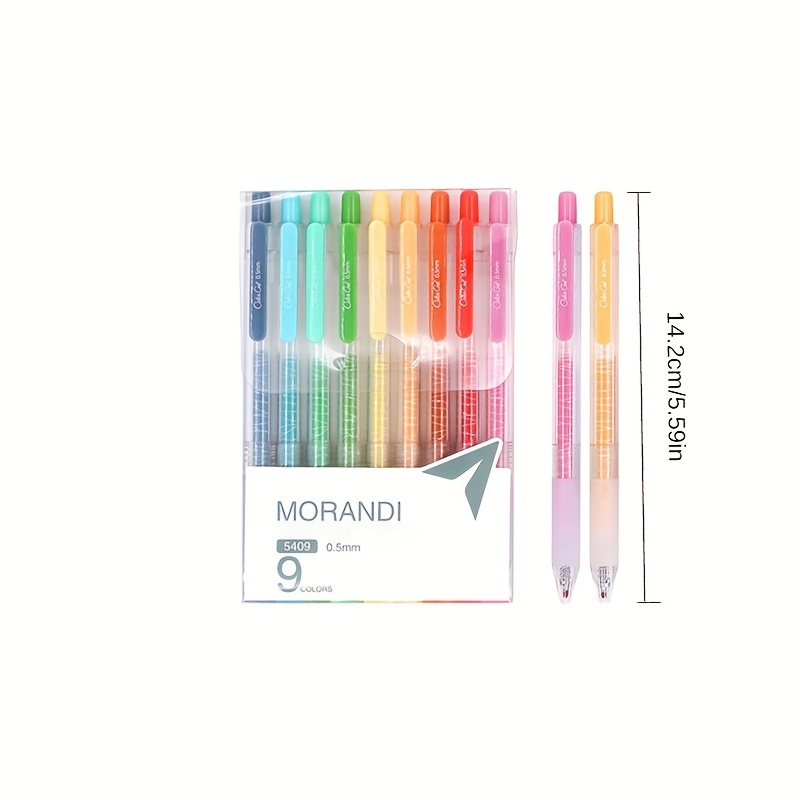 10 colors morandi colored pen gel student note pens marker notebook  painting graffiti colored pen