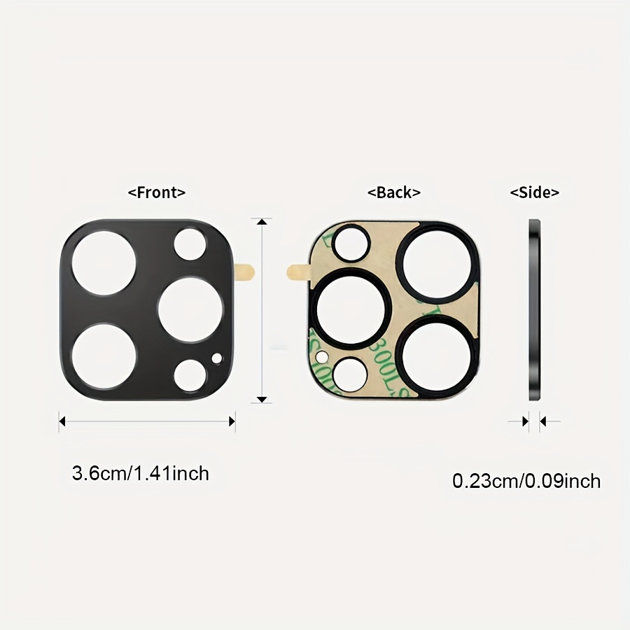 ESR Protection Objectif Caméra pour iPhone 15 Pro Max/iPhone 15 Pro/iPhone  14 Pro Max/iPhone 14 Pro Armorite, Protecteur pour Lentille Individuel,  Métal Bague Anti-Rayure, Lot de 2, Transparent : : High-Tech