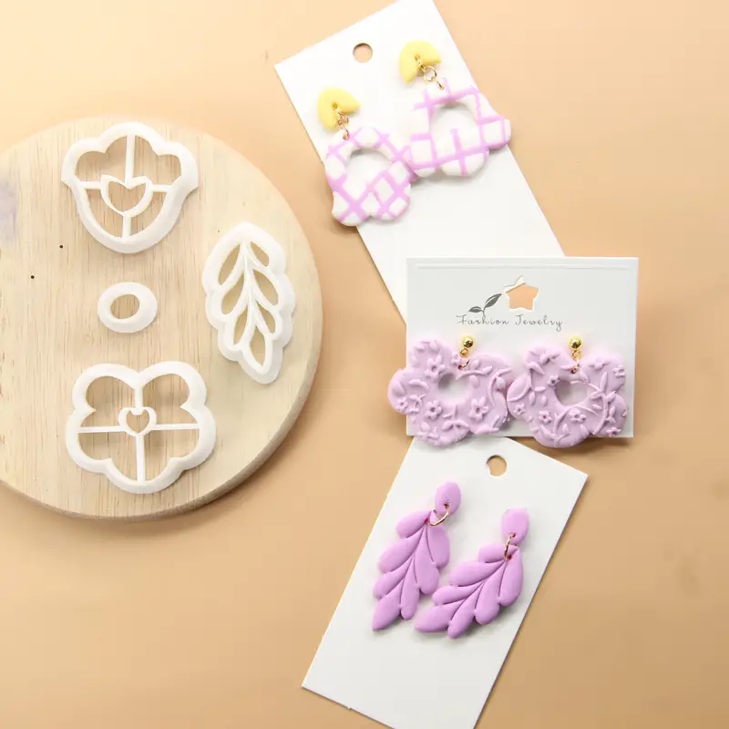 Mystic Boho Clay Cutters - Clay Cutters For Polymer Clay Jewelry Making,3d  Printed Leaf Polymer Clay Earring Cutters, Clay Cutters Earrings Making Set  - Temu Germany