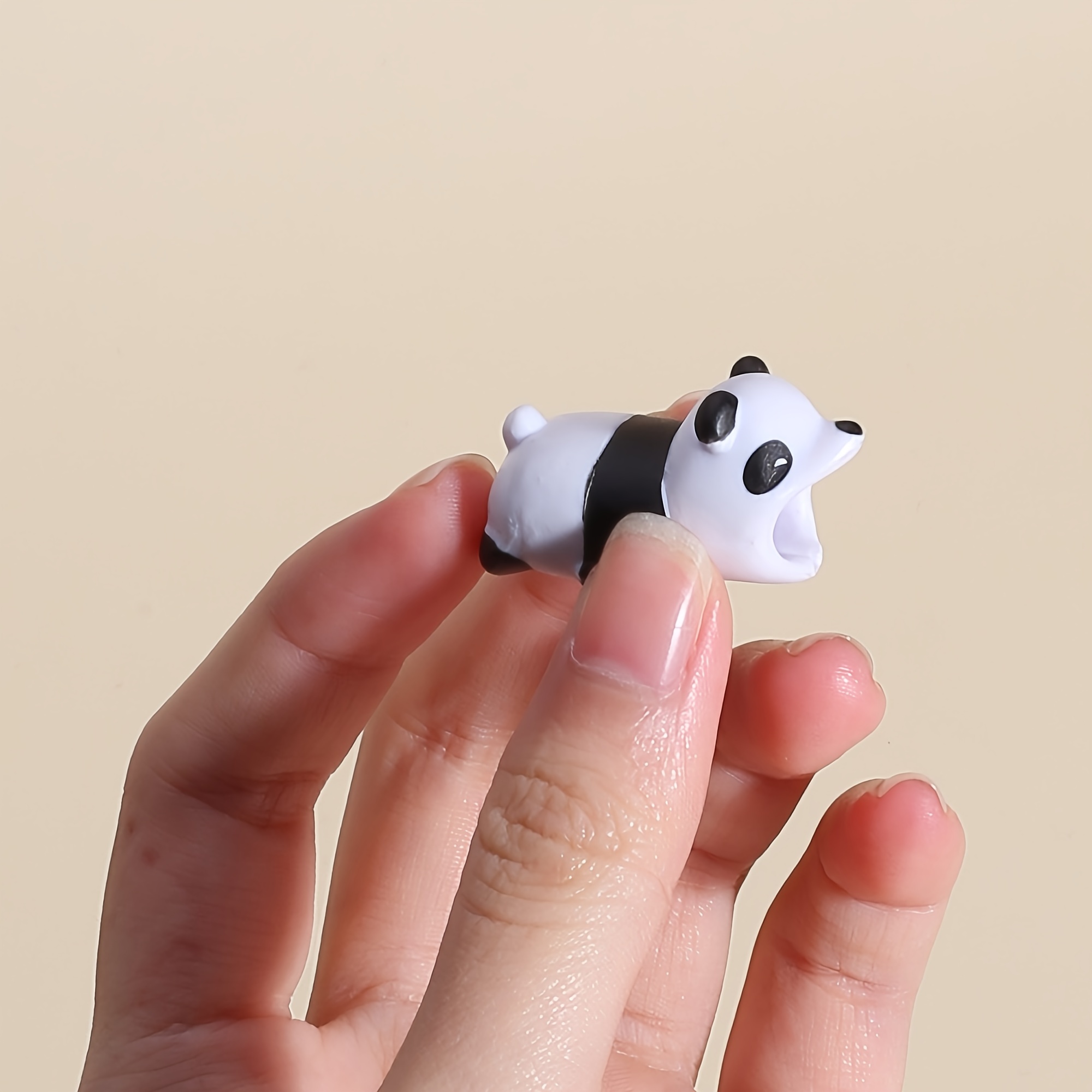 Cuddly Panda-Shaped Charge Cable Protector - Phone Accessories