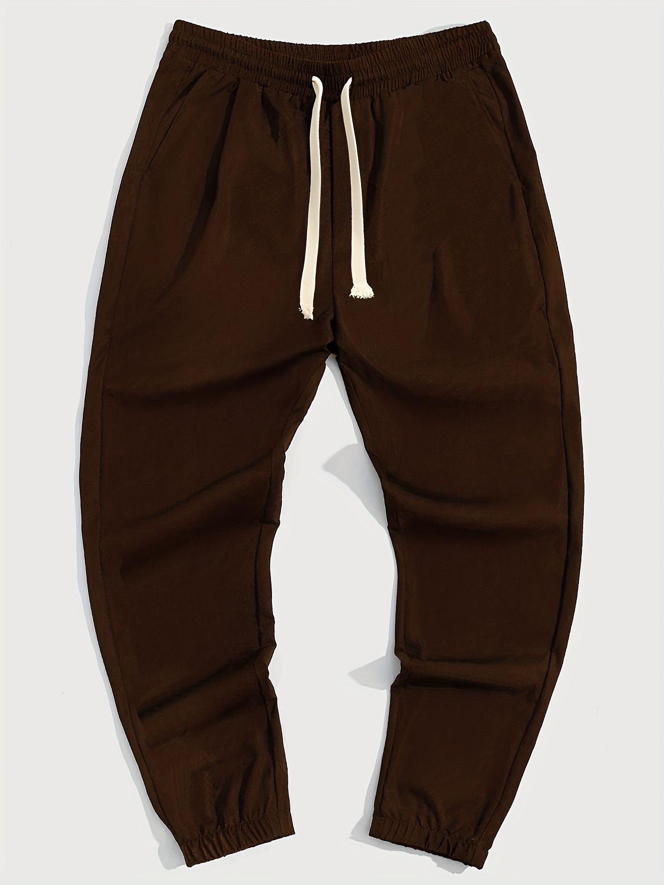 Anime Cloud Print Drawstring Sweatpants Loose Fit Pants Men Spring Autumn