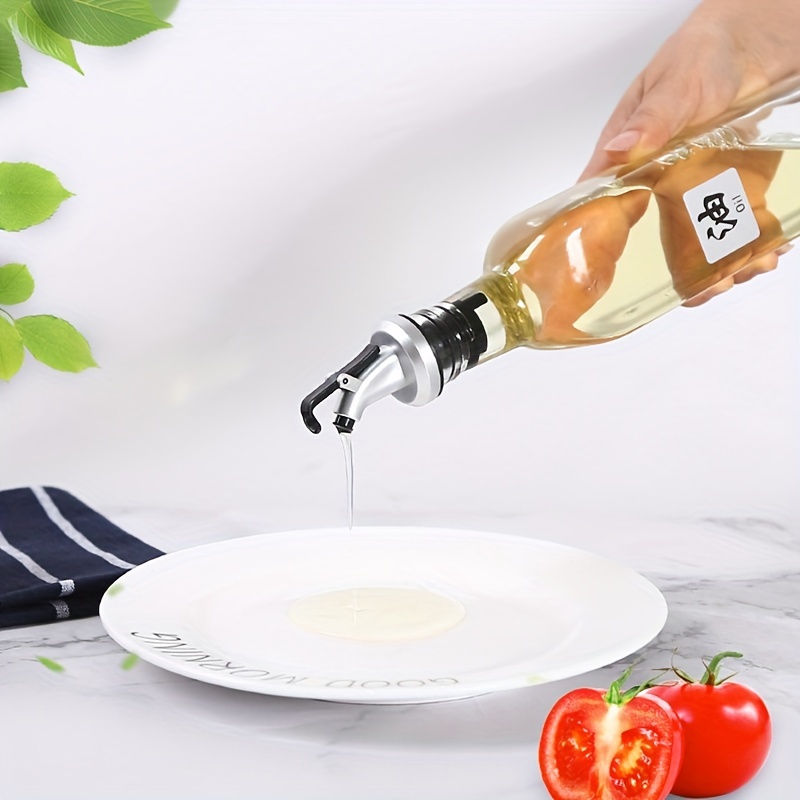 Flacone erogatore di olio d'oliva in vetro - 500ml, Ampolla Olio e Aceto  con Beccuccio per Cucina e Ristorante